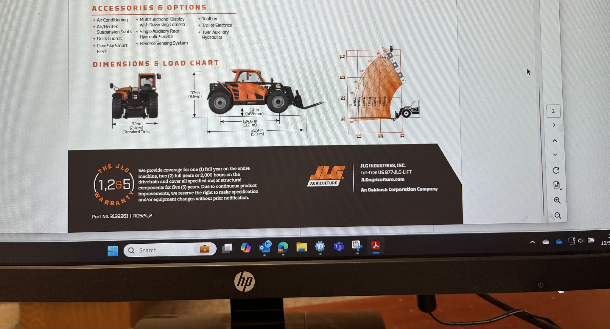 2024 JLG AG832 Image 4