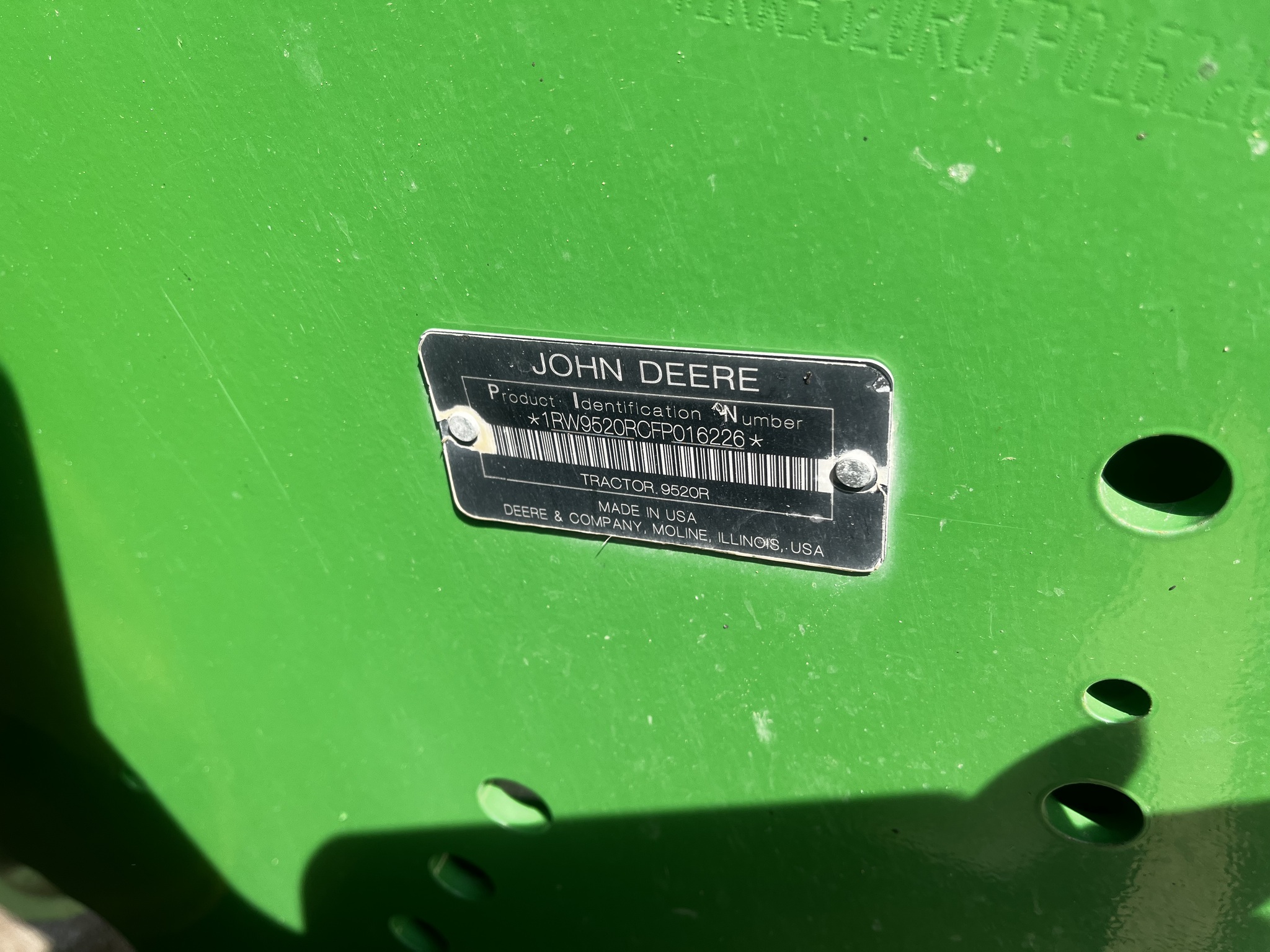 2015 John Deere 9520R Image 8