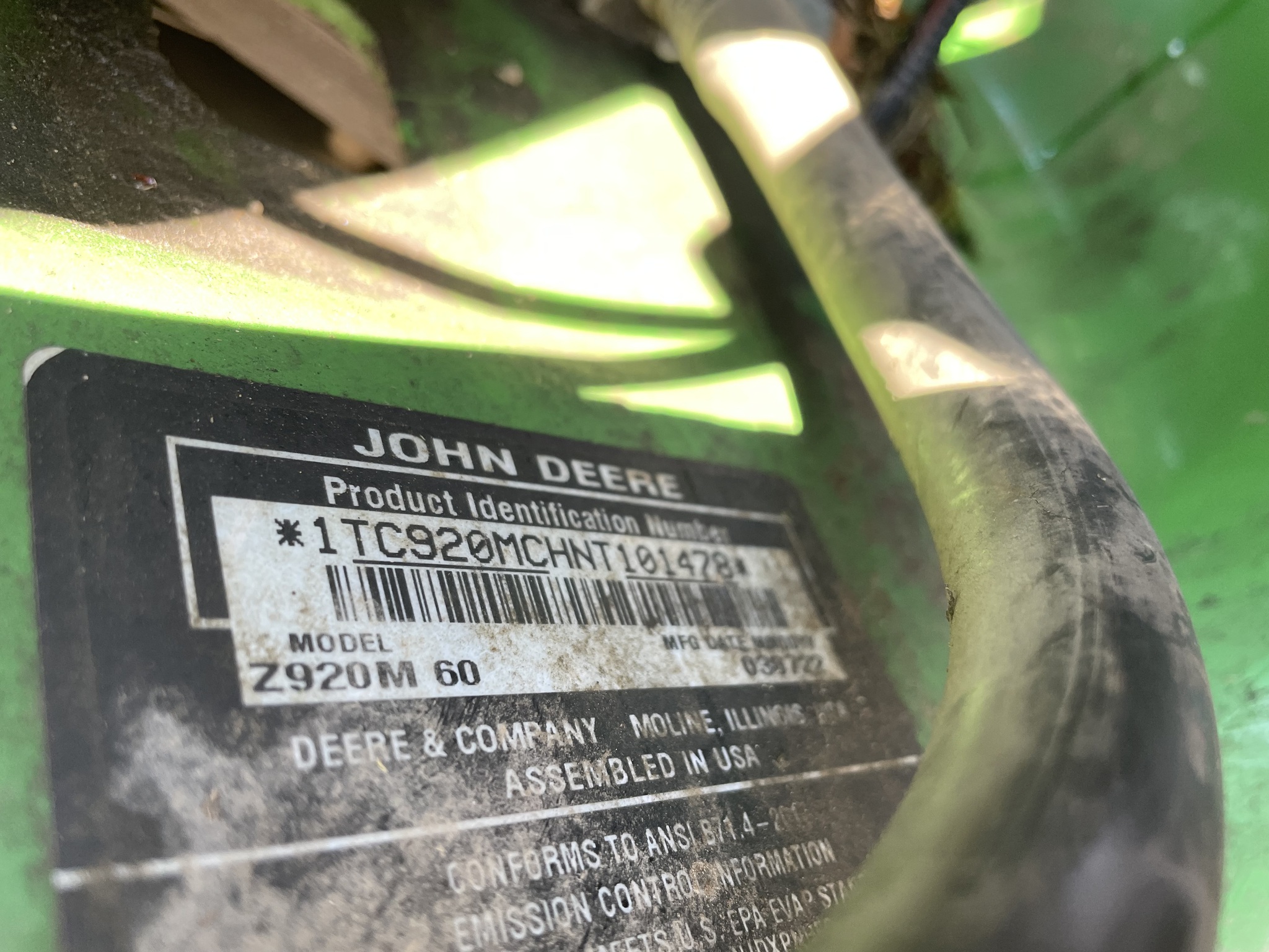 2022 John Deere Z920M Image 6