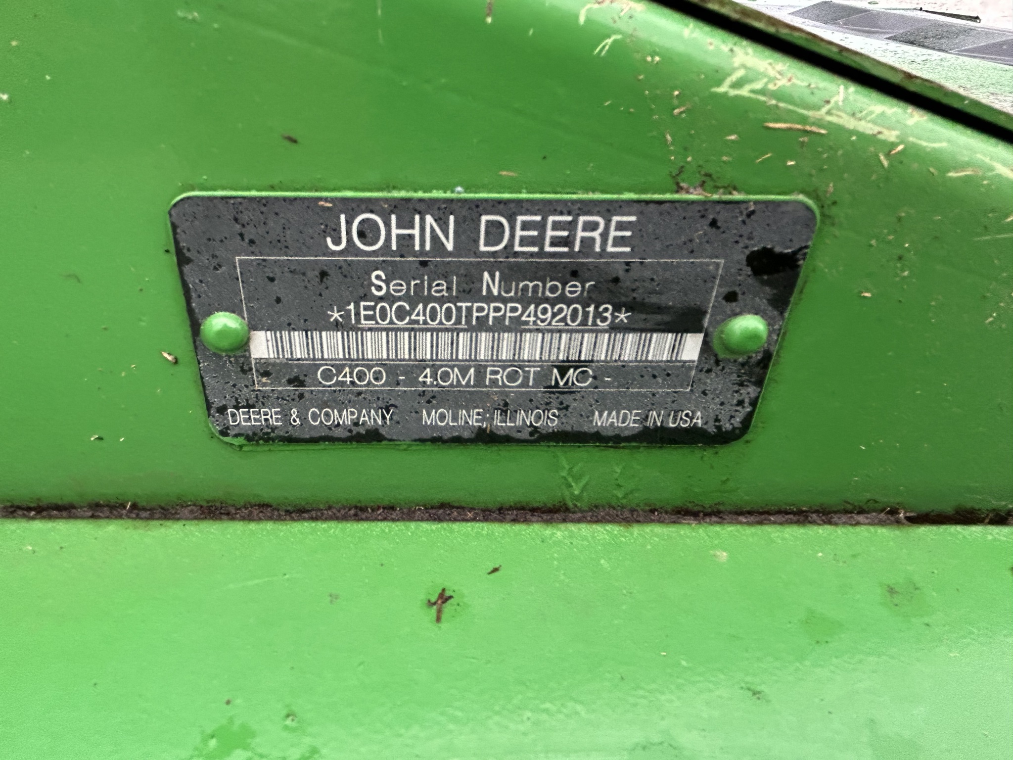  2023 John Deere C400 at Heritage Tractor in Joplin, MO