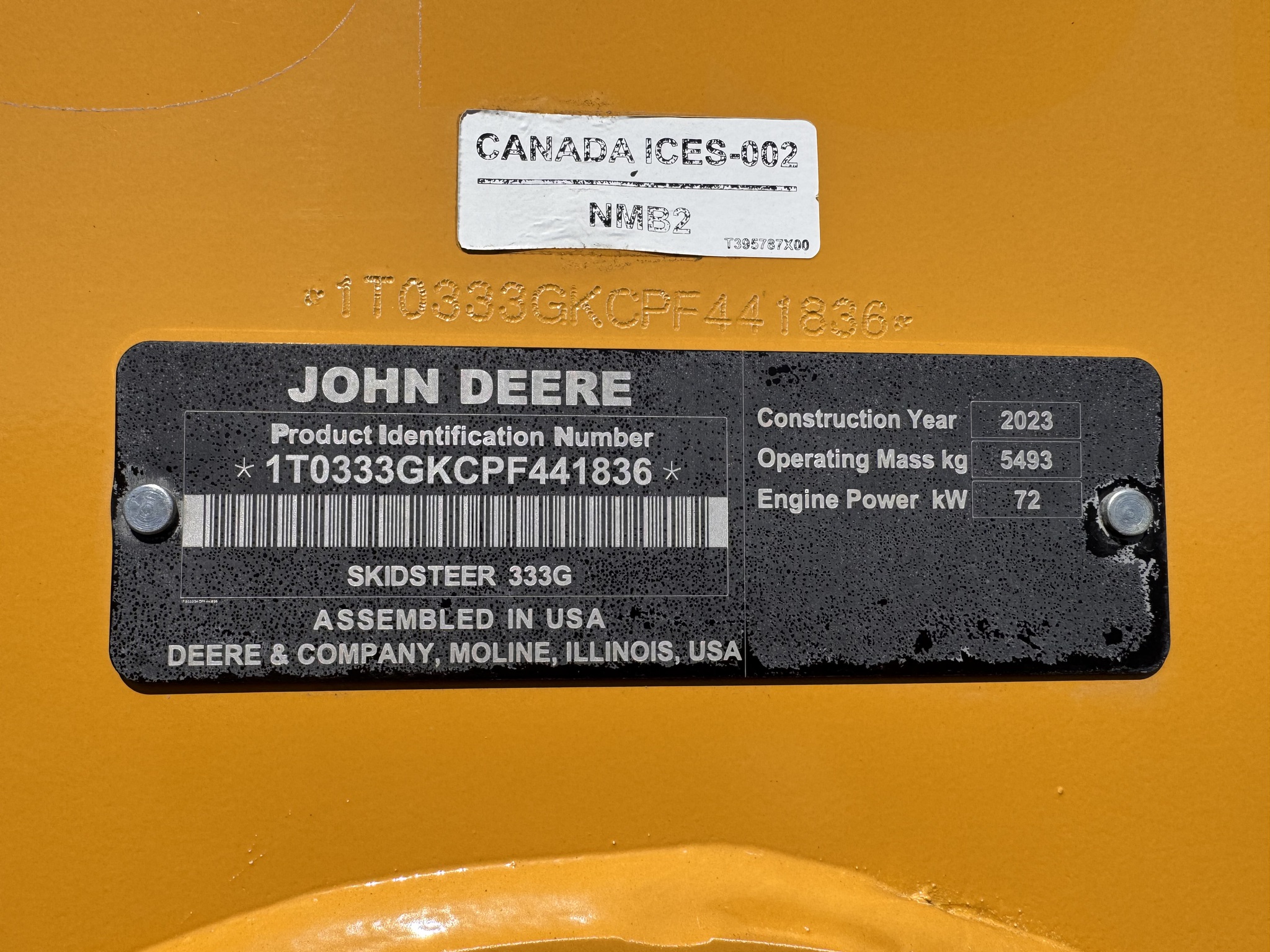 2023 John Deere 333G Image 17