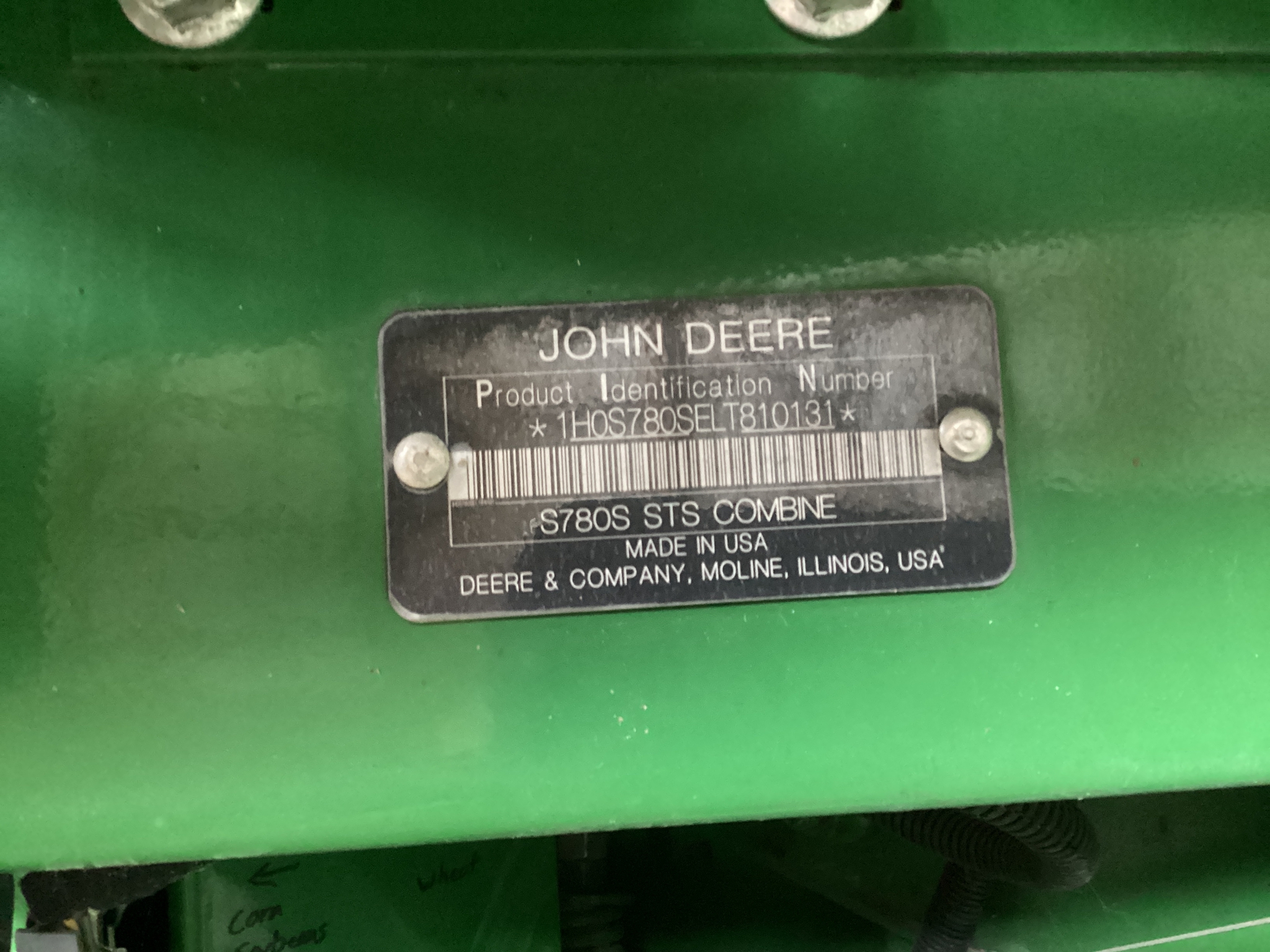 2020 John Deere S780 Image 8