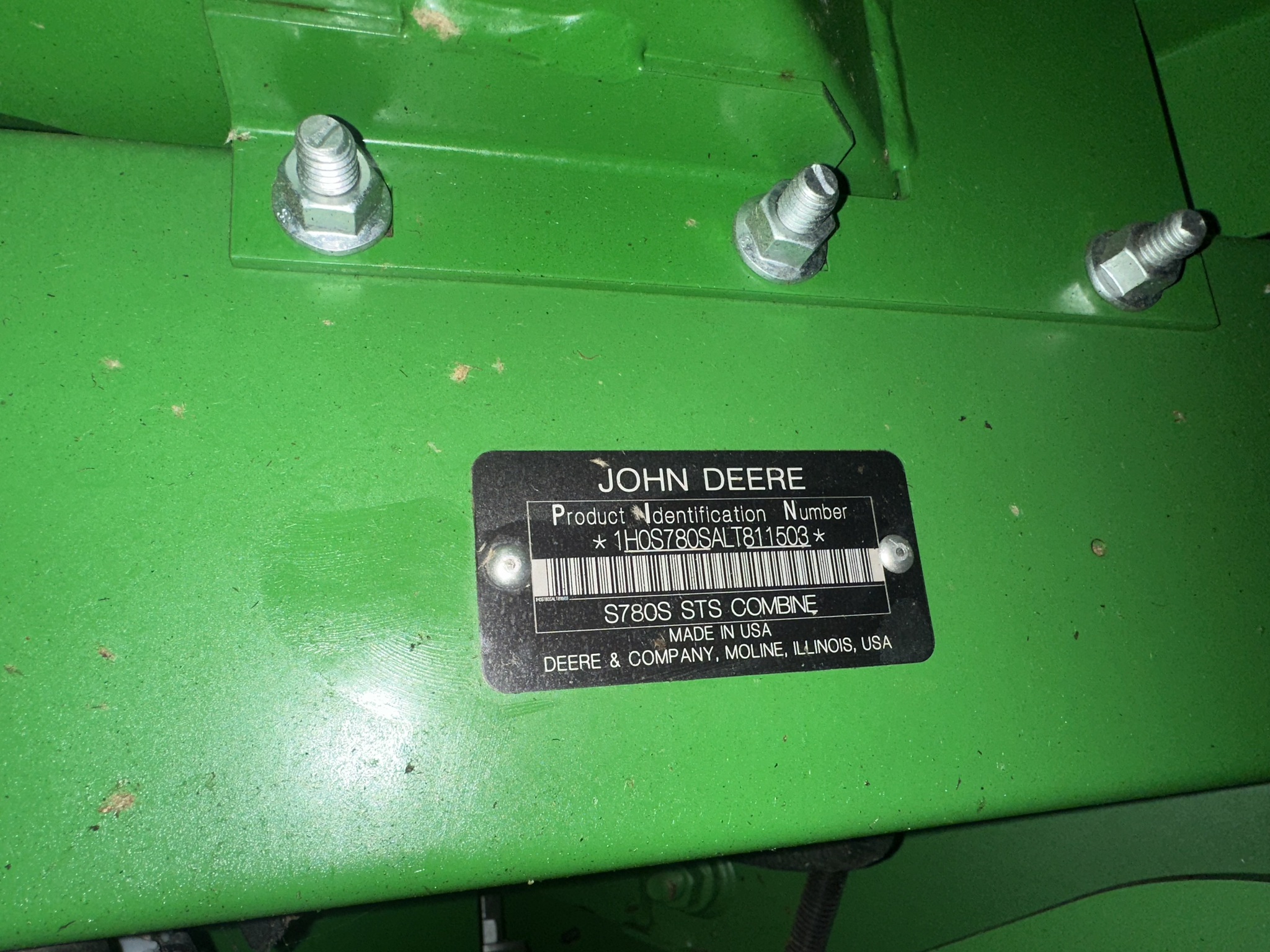 2020 John Deere S780 Image 7