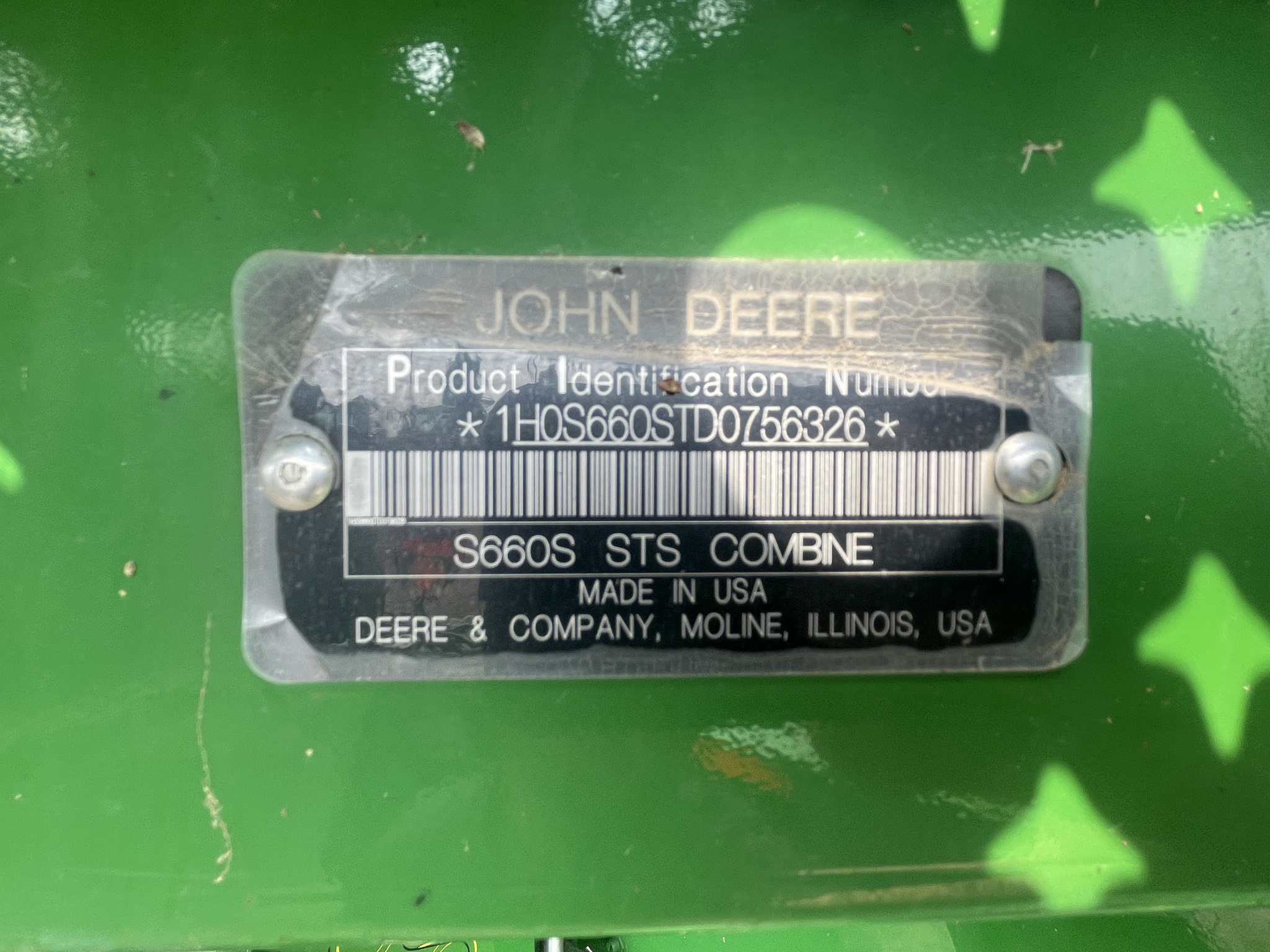 2013 John Deere S660 Image 6