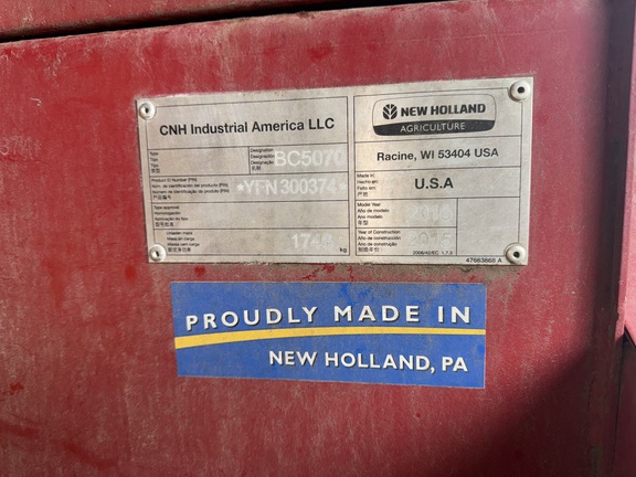Photo of 2016 New Holland BC5070