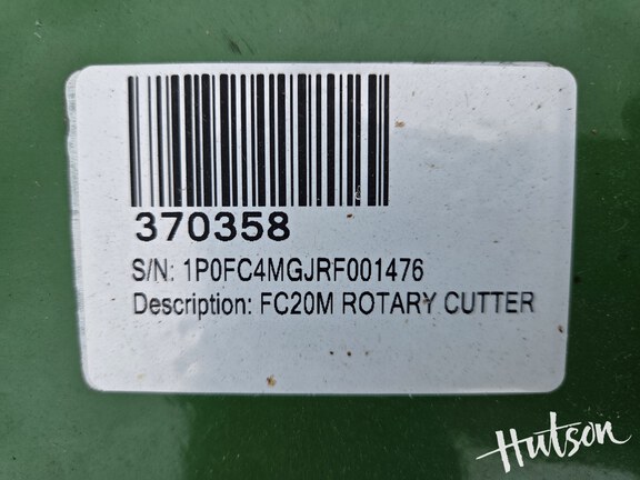 Photo of 2024 John Deere FC20M