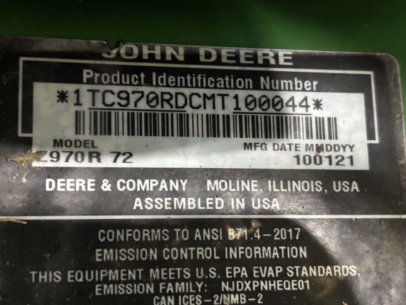 Used 2021 John Deere Z970R Zero Turn Mowers at Koenig Equipment in Botkins, OH - PhotoXL11