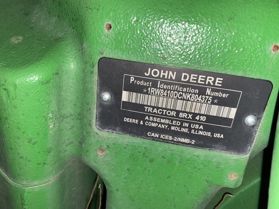 2022 John Deere 8RX 410 - Photo2