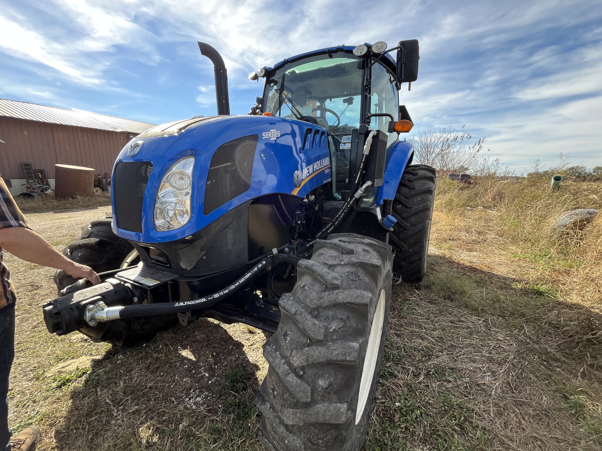  2022 New Holland TS6.110 T4B at Heritage Tractor in Rogersville, MO