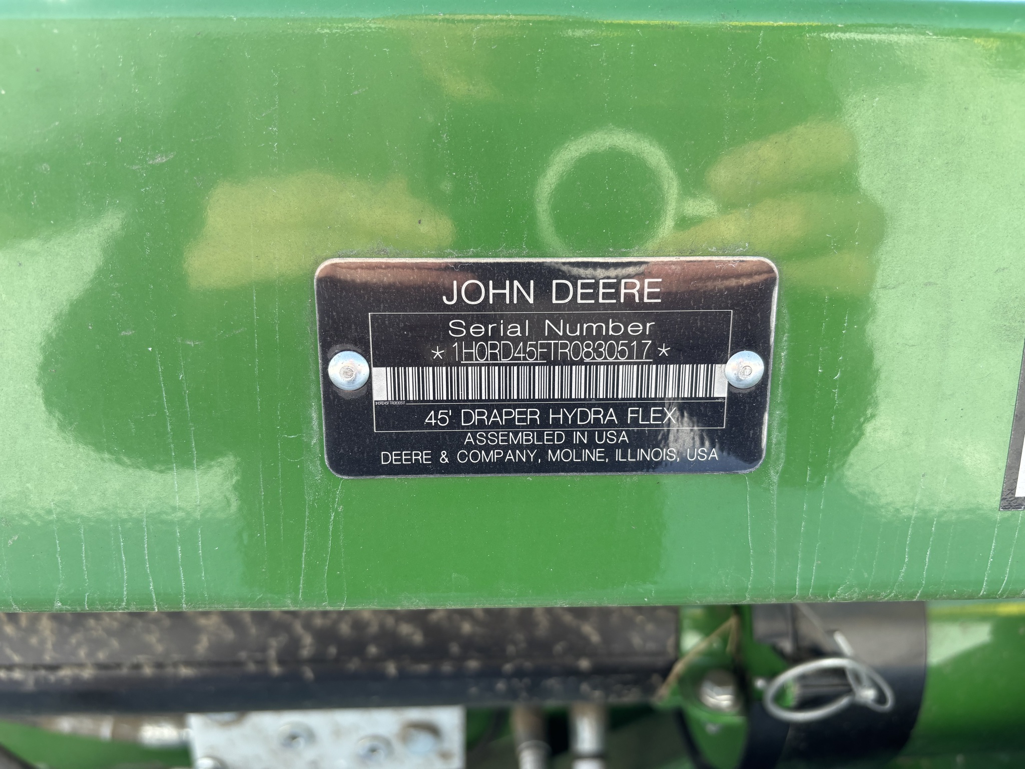 Used 2024 John Deere RD45F Combine Platforms at Koenig Equipment in Greensburg, IN - PhotoXL5