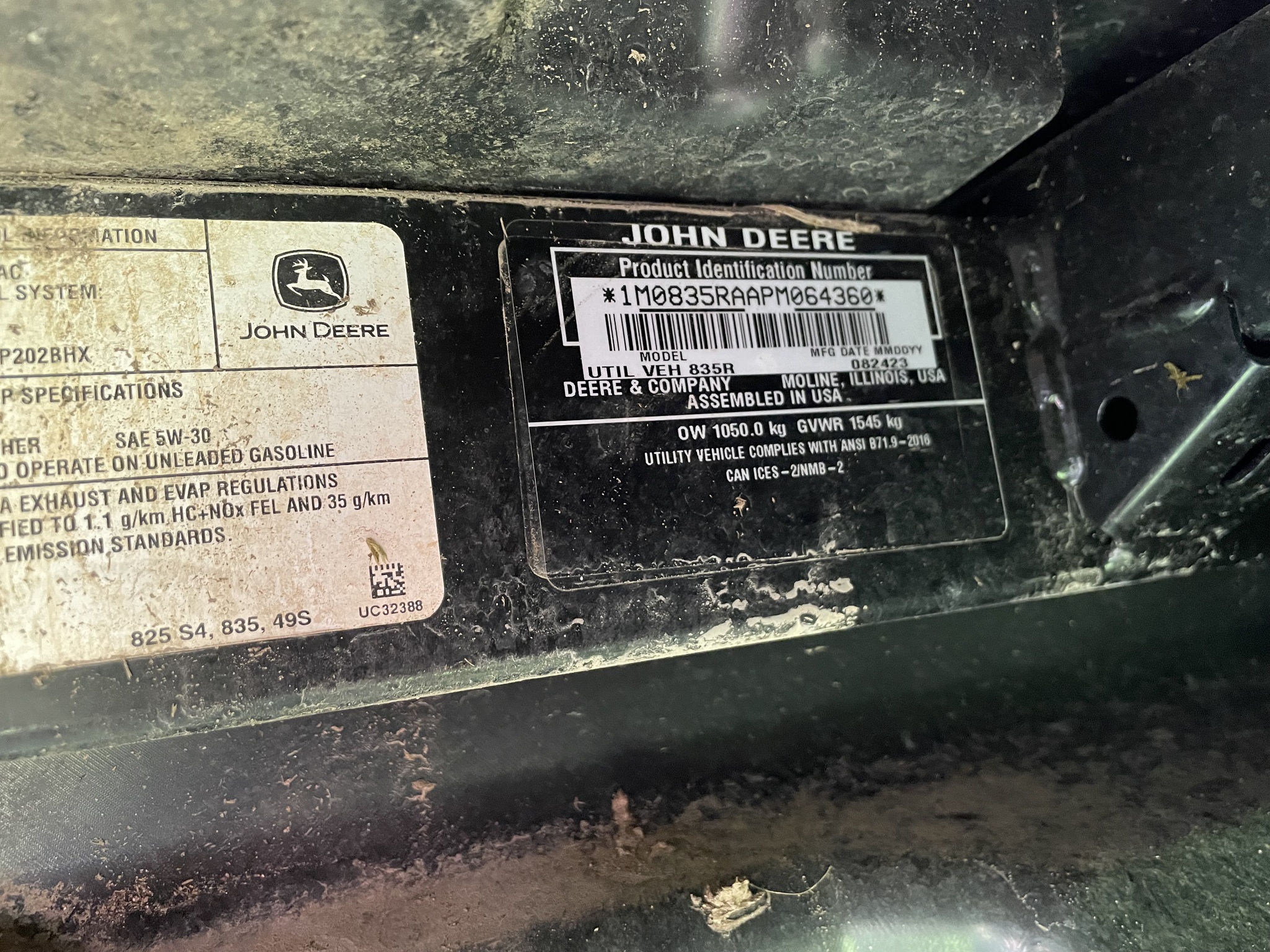  2023 John Deere XUV 835R at Heritage Tractor in Rolla, MO