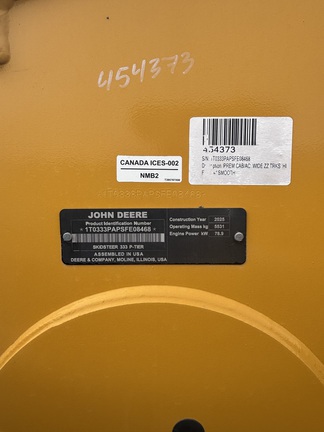 2025 John Deere 333 P