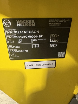 2026 Wacker Neuson SM100