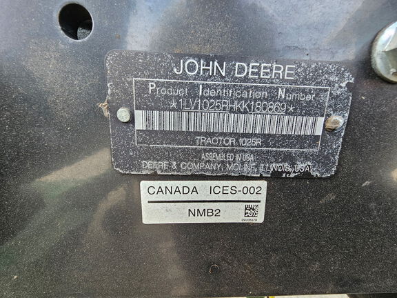 Photo of 2019 John Deere 1025R