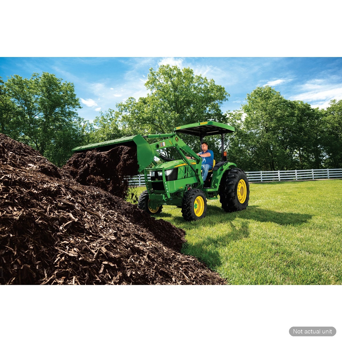 New In-Stock 2025 John Deere 400E Compact Utility Tractor Attachments at Koenig Equipment in Anna, OH - PhotoXL1