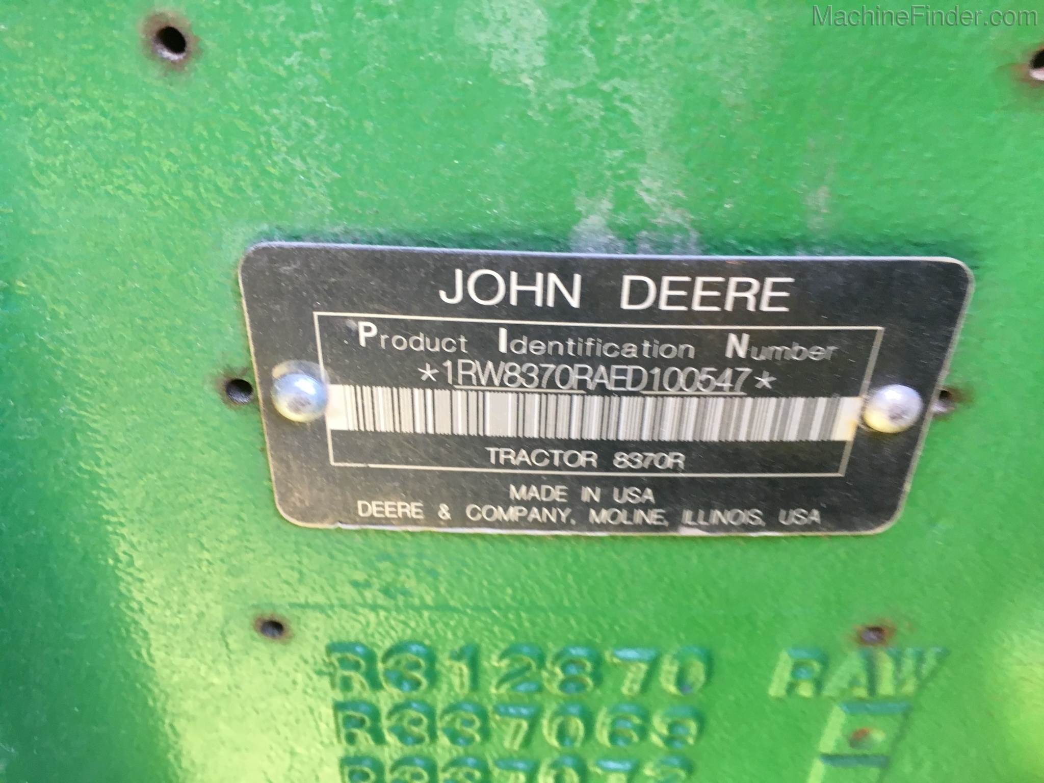 2015 John Deere 8370R Image 4