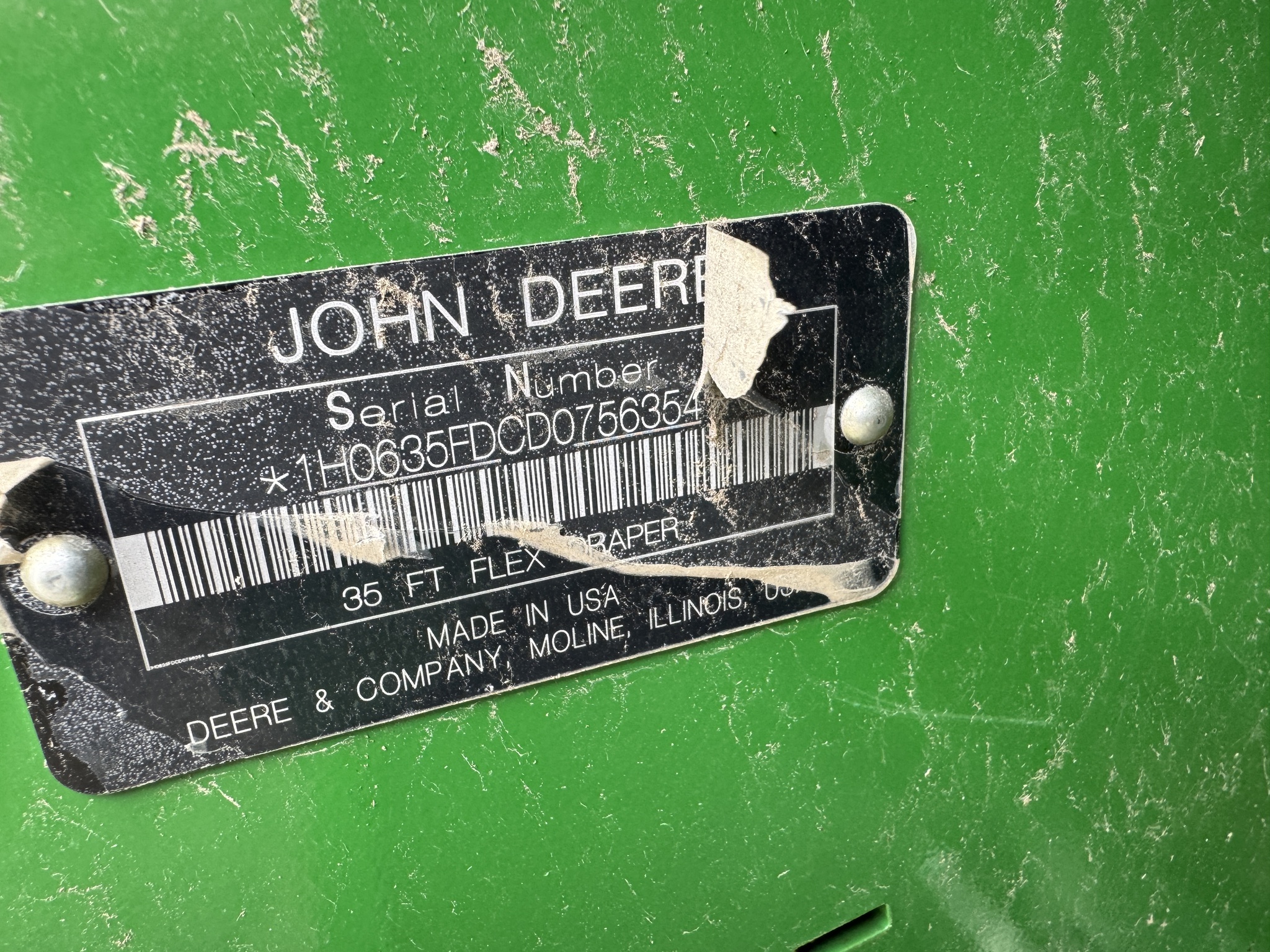 2013 John Deere 635FD Image 22