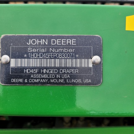2024 John Deere HD45F (5th thumbnail)