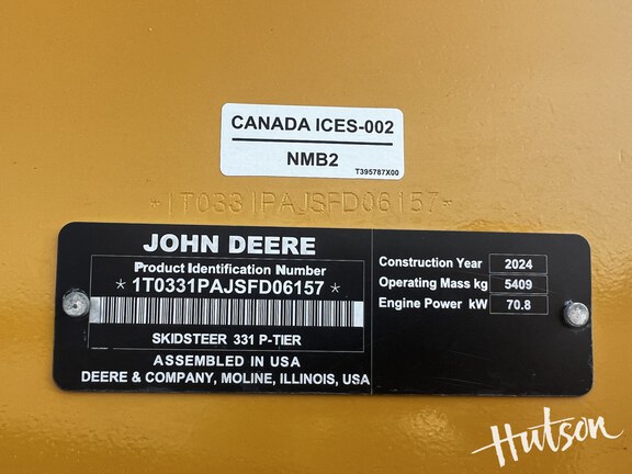 Photo of 2025 John Deere 331 P