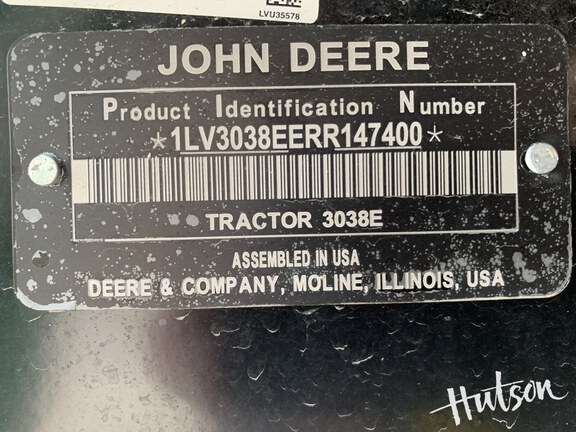 Photo of 2024 John Deere 3038E