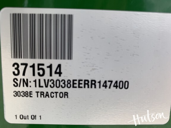 Photo of 2024 John Deere 3038E