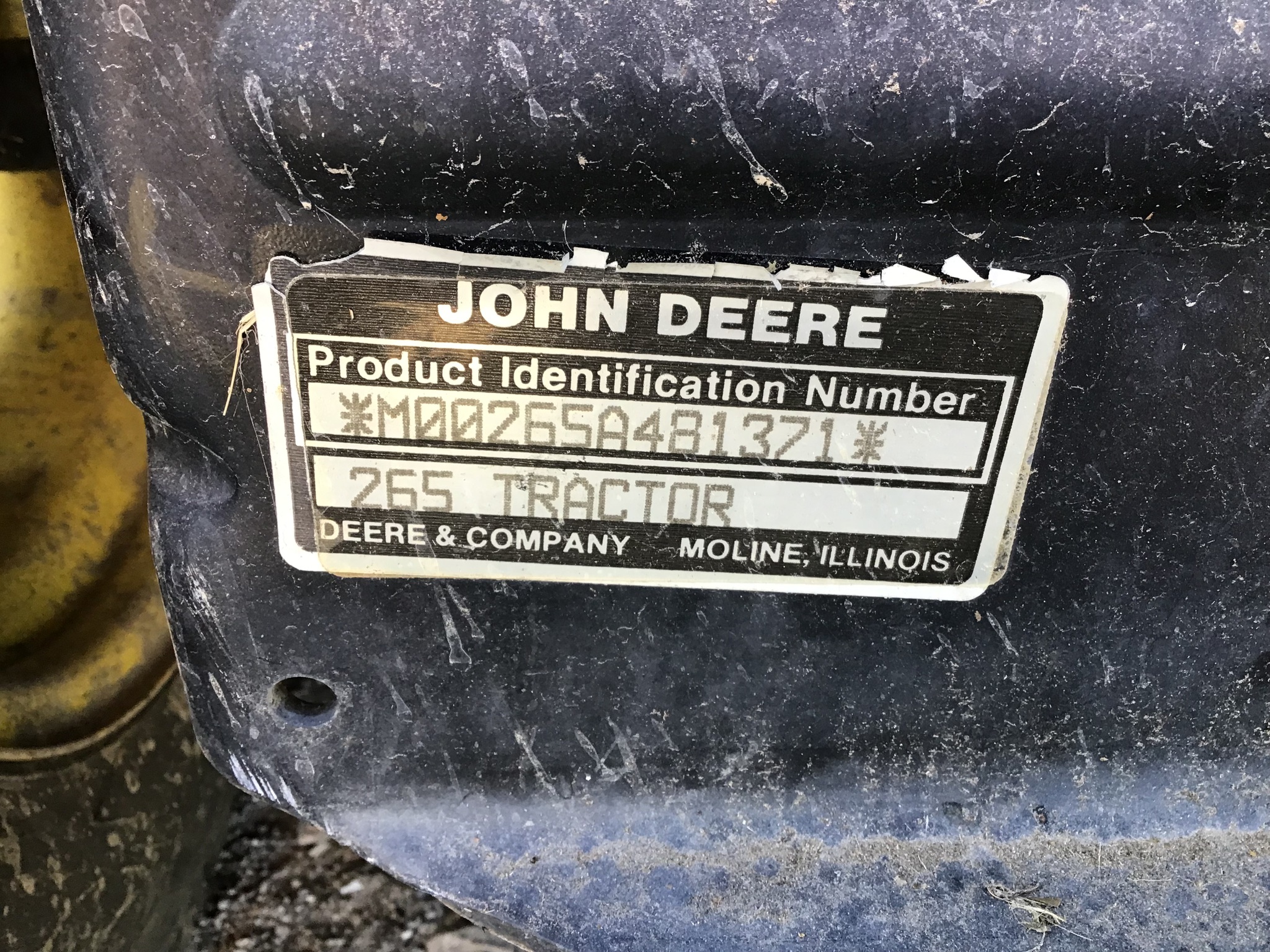 1988 John Deere 265 Image 6