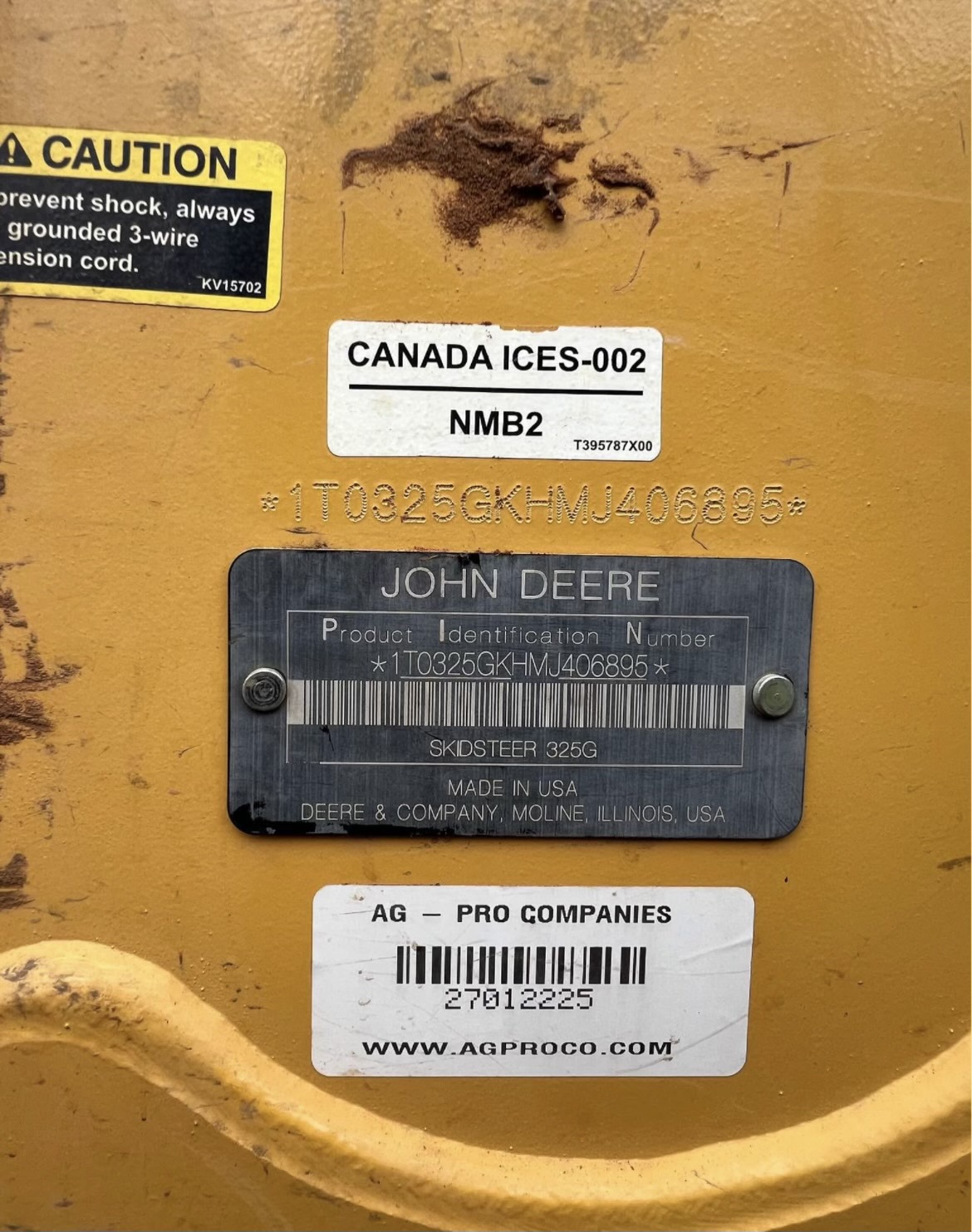 2021 John Deere 325G Image 5