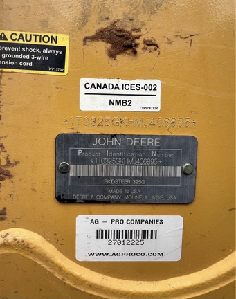 2021 John Deere 325G-5