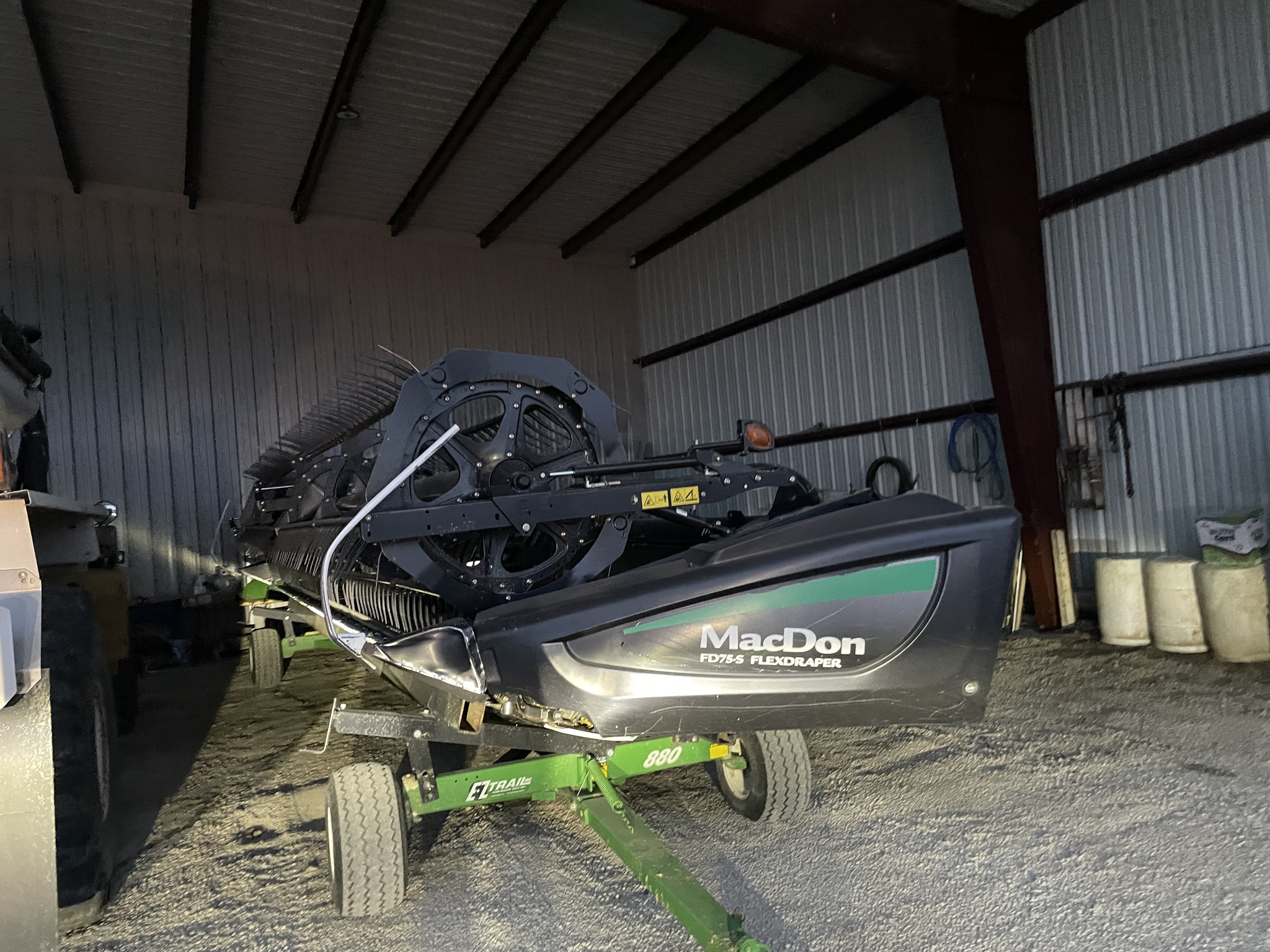  2015 MacDon FD75-30 at Heritage Tractor in Baldwin City, KS