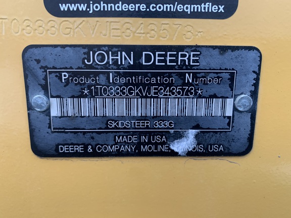 2019 John Deere 333G