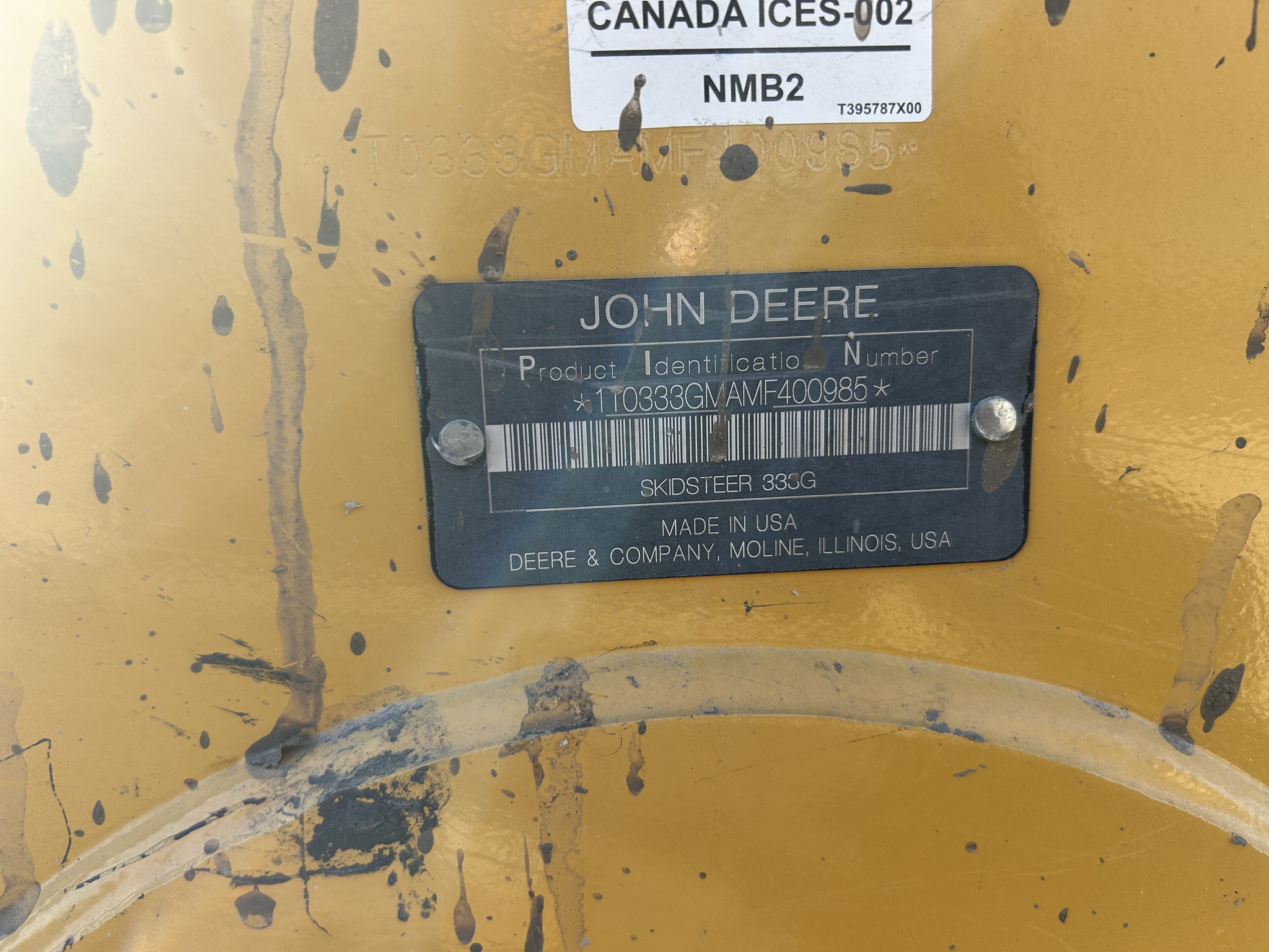  2021 John Deere 333G at Heritage Tractor in Olathe, KS