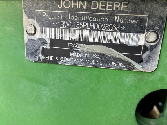 2017 John Deere 6155R (9th thumbnail)