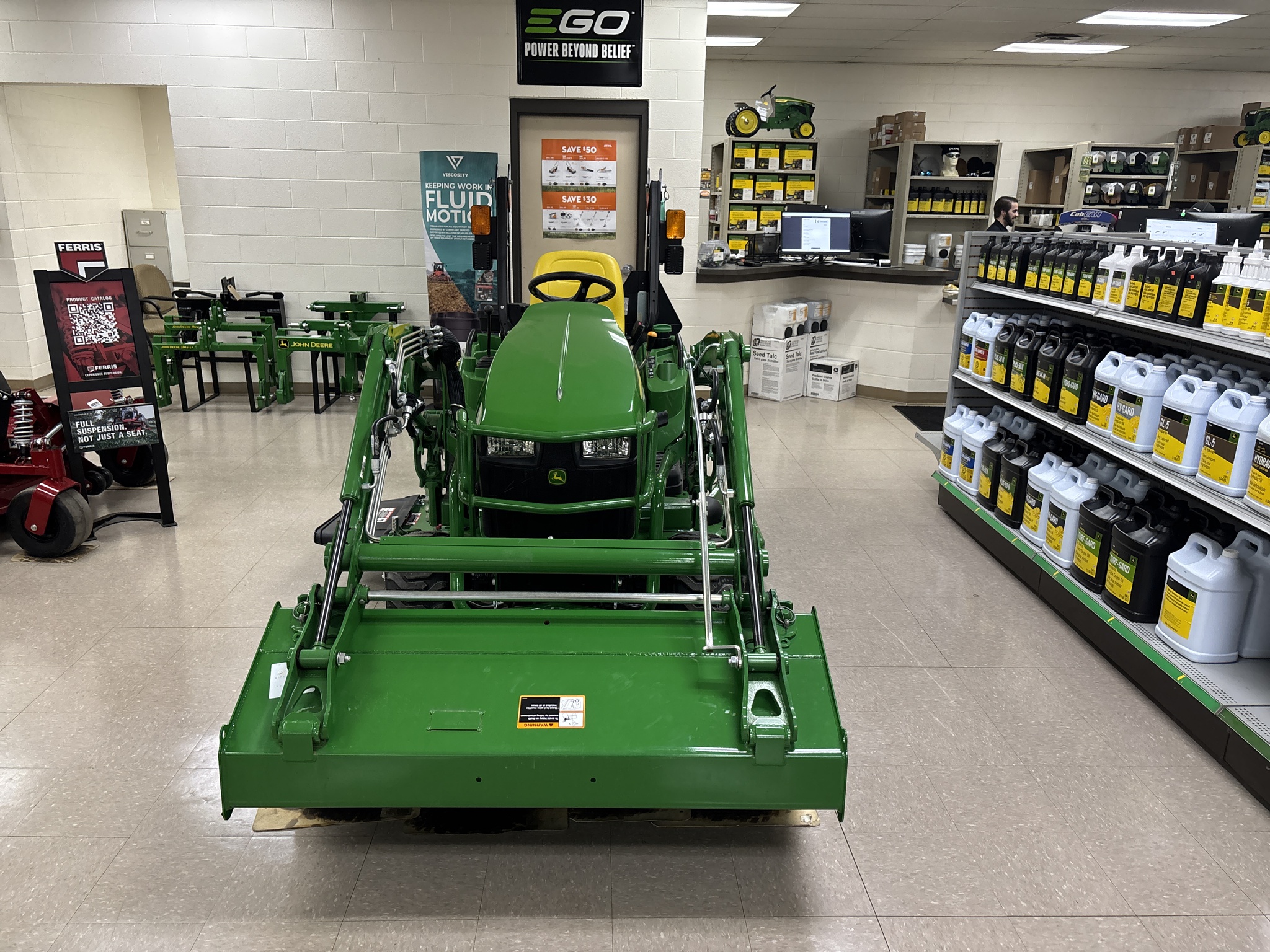 New In-Stock 2024 John Deere 1023E Compact Utility Tractors at Koenig Equipment in Urbana, OH - PhotoXL3