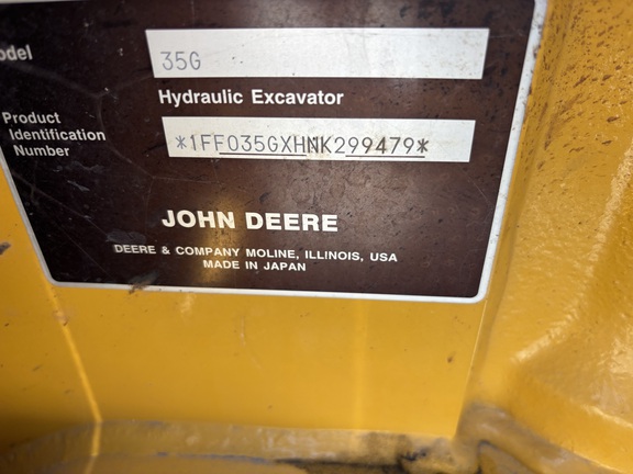 2023 John Deere 35G