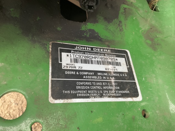 2021 John Deere ZTrak Z970R