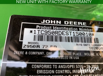 Photo of 2026 John Deere Z950R