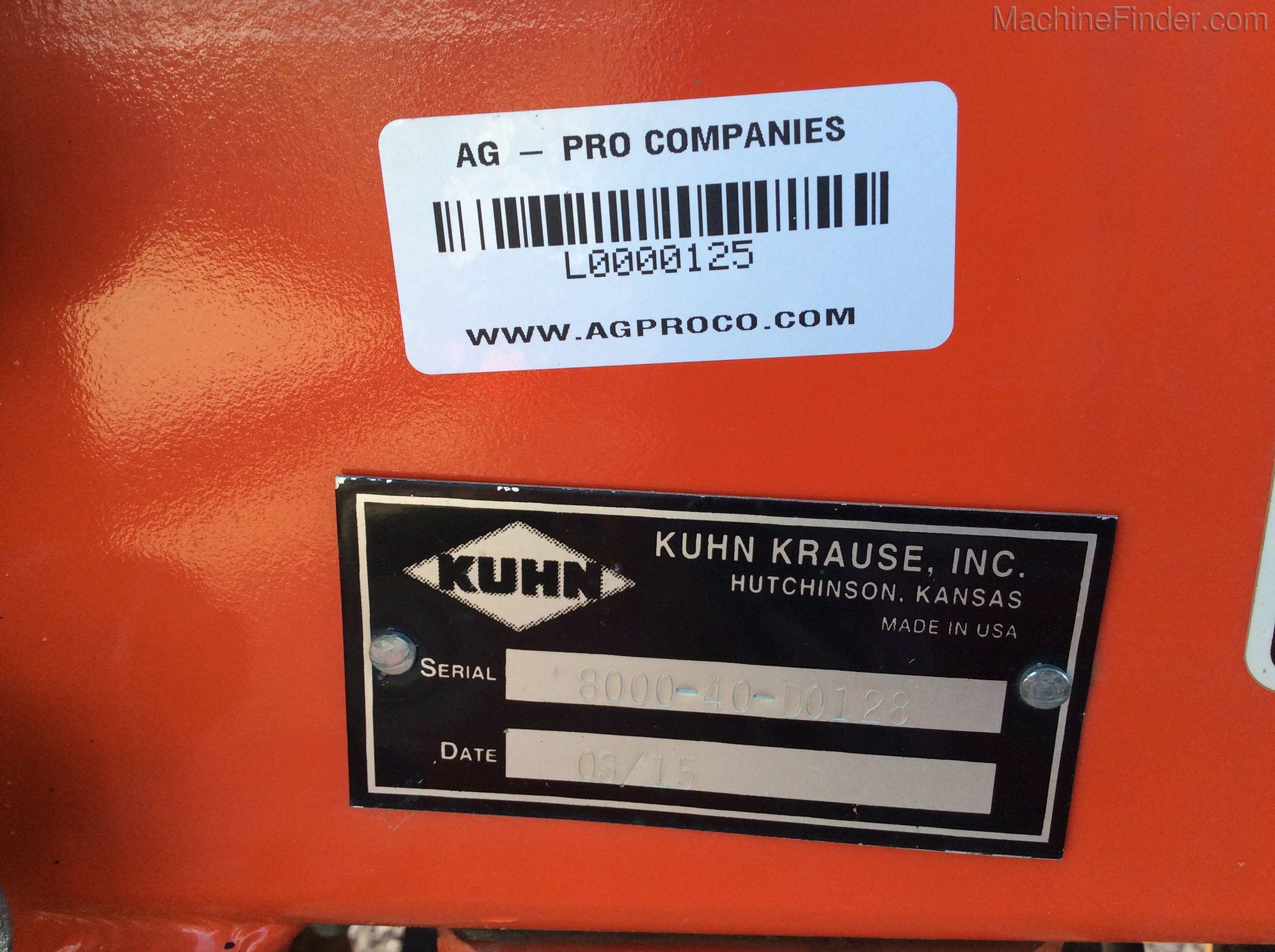 2015 Kuhn Krause 8000 Image 9