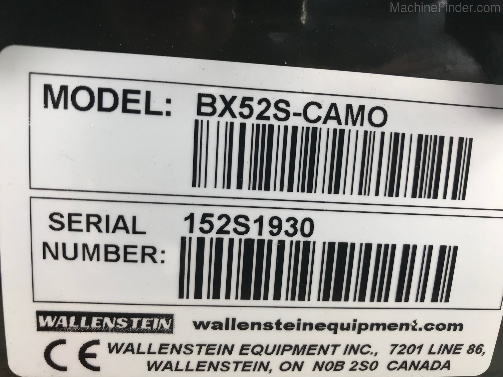 2019 Wallenstein BX52S-Camo Image 9