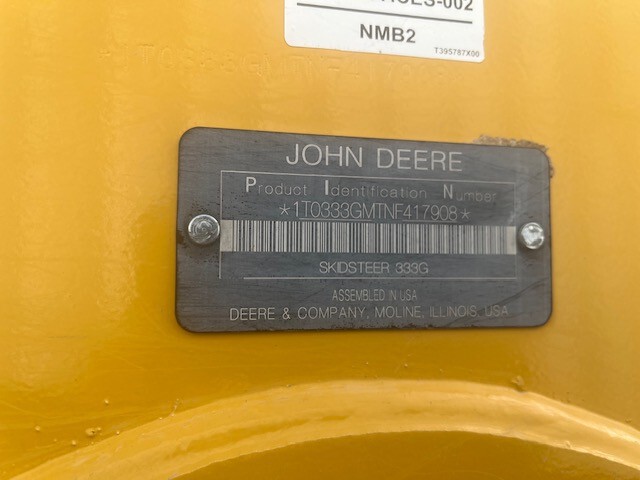  2022 John Deere 333G at Heritage Tractor in West Plains, MO