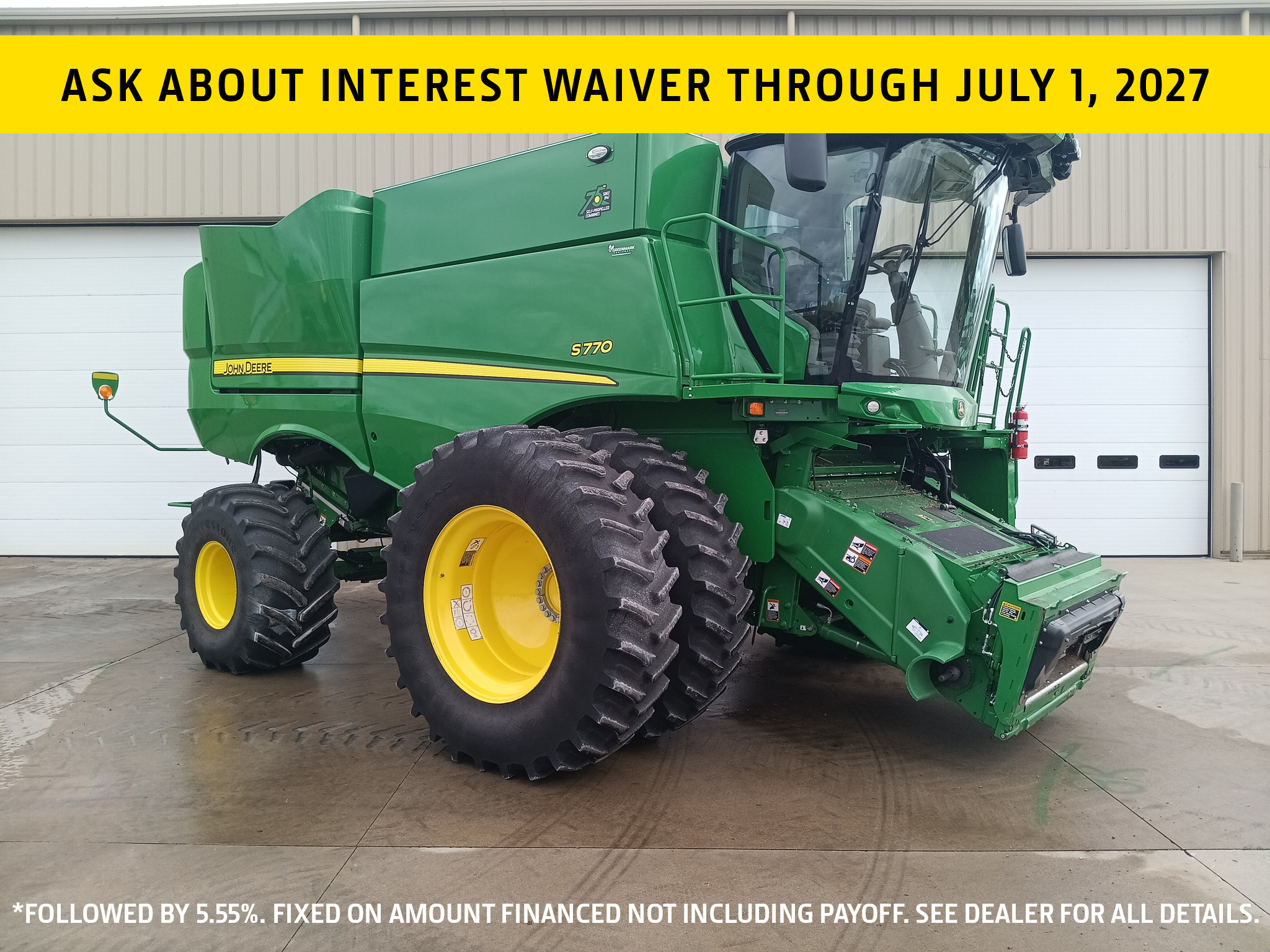 2022 John Deere S770 Image 1