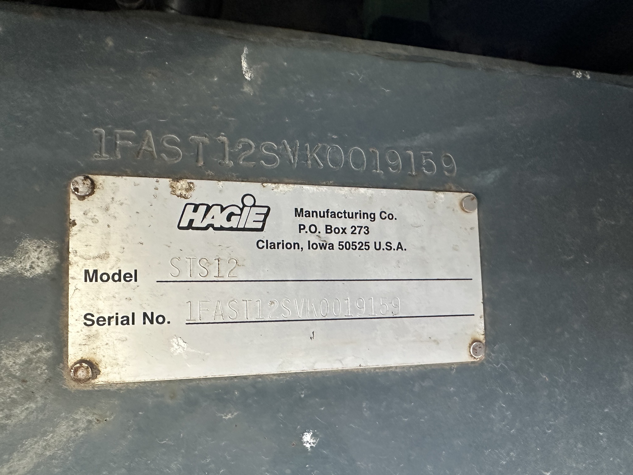  2019 Hagie STS12 at Heritage Tractor in Streator, IL