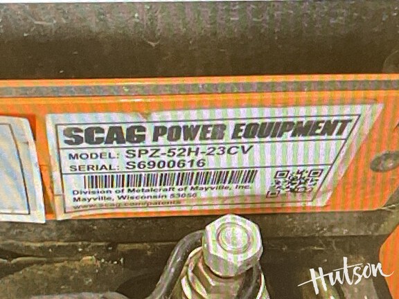 Photo of 2023 Scag spz-52h-23cv
