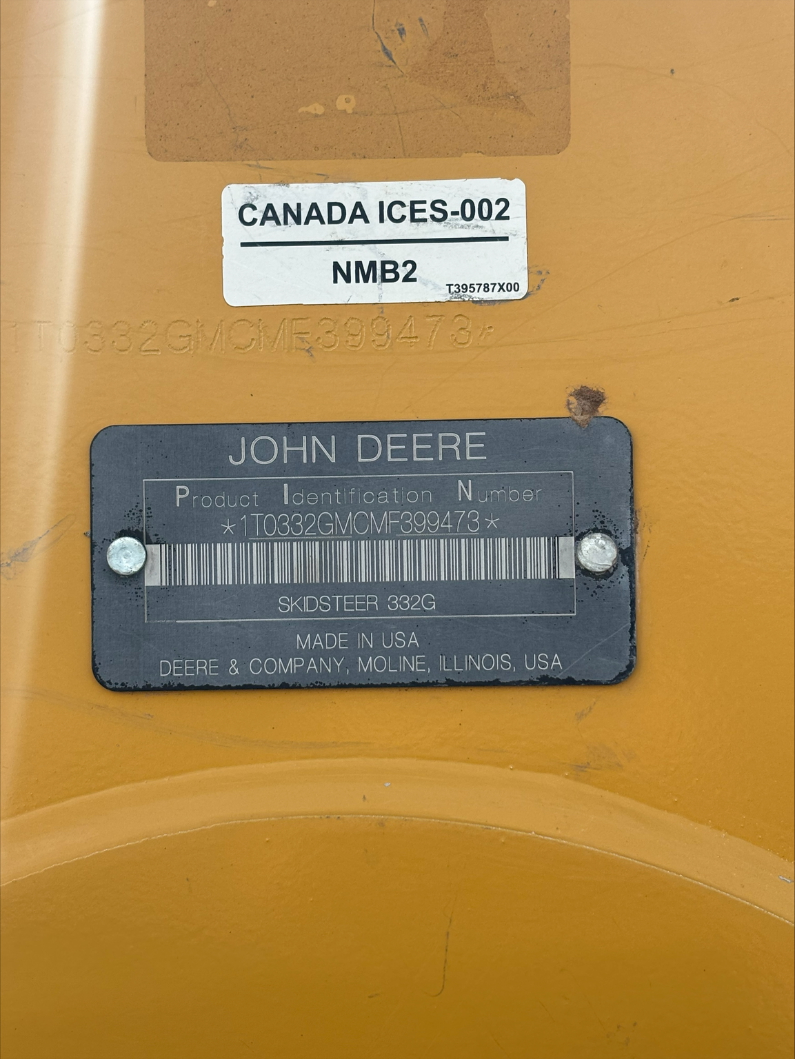 2021 John Deere 332G Image 5