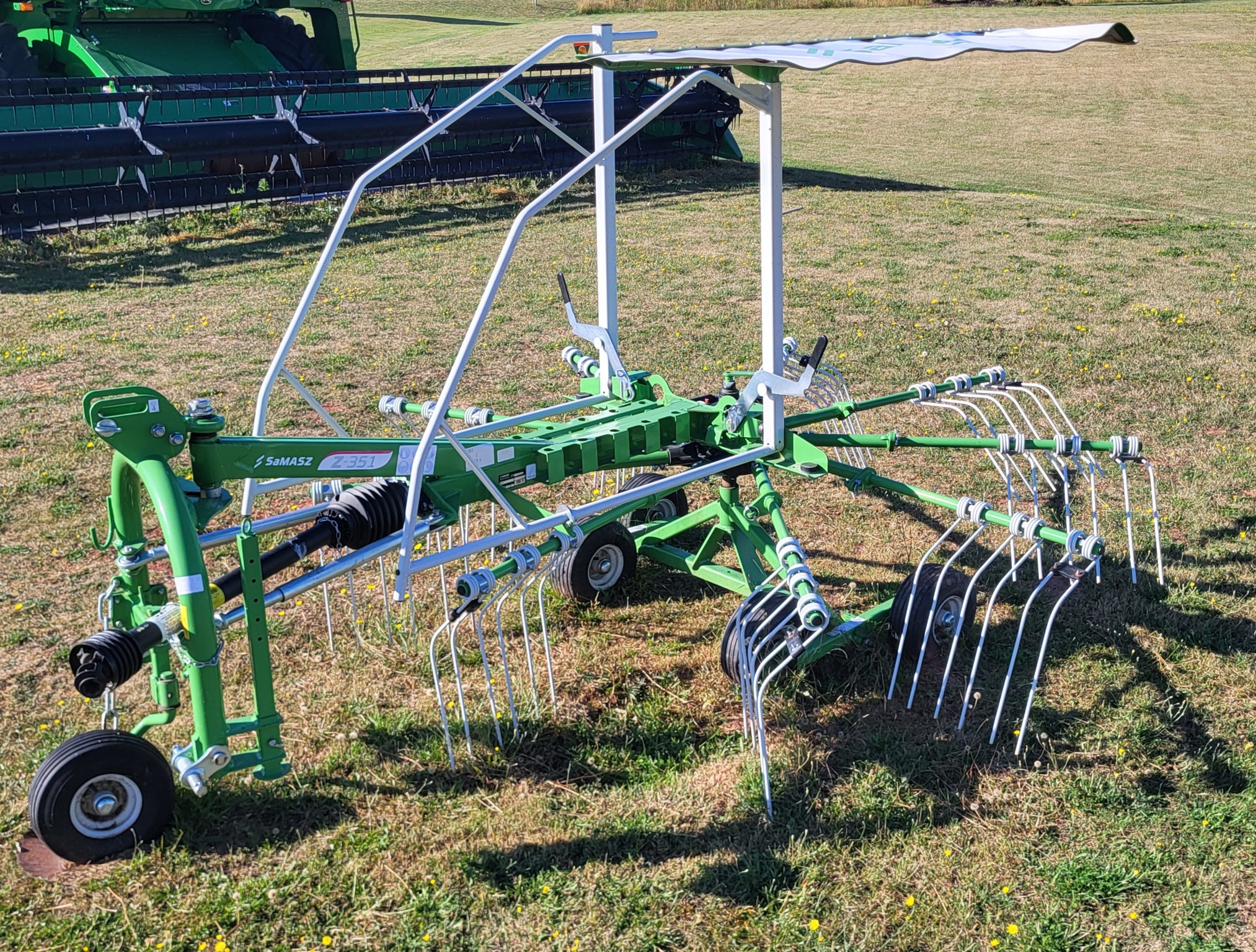 2022 Samasz Z-351 Rotary Rake w/Ground Following Wheel Image 6