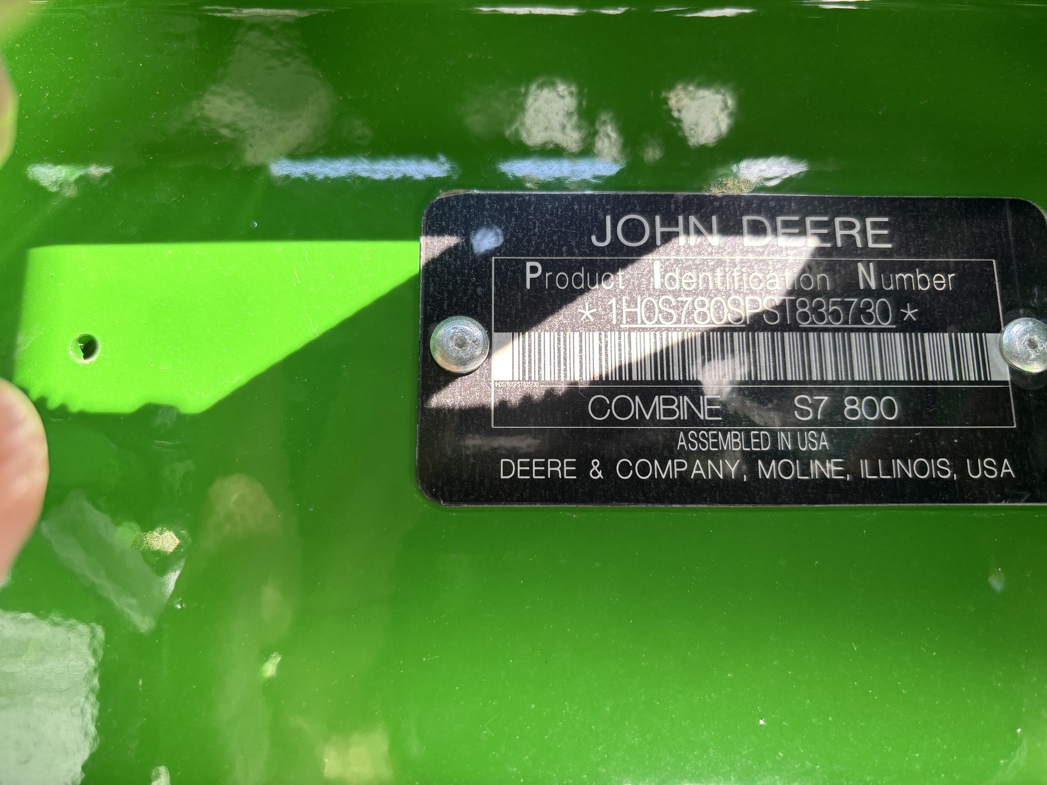 Used 2025 John Deere S7 800 Combines at Koenig Equipment in Greensburg, IN - PhotoXL13