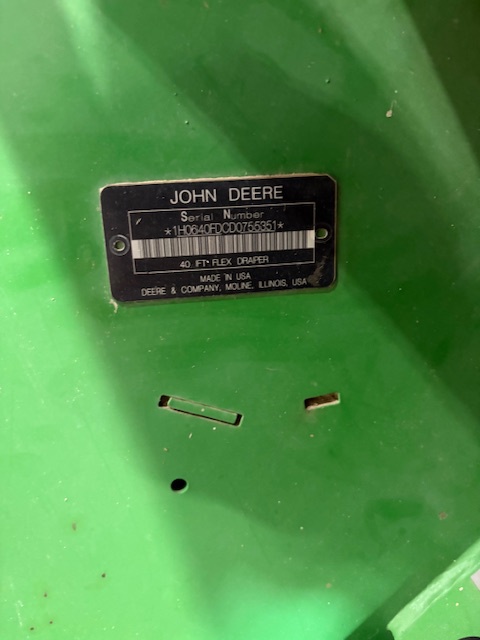 2013 John Deere 640FD Image 5