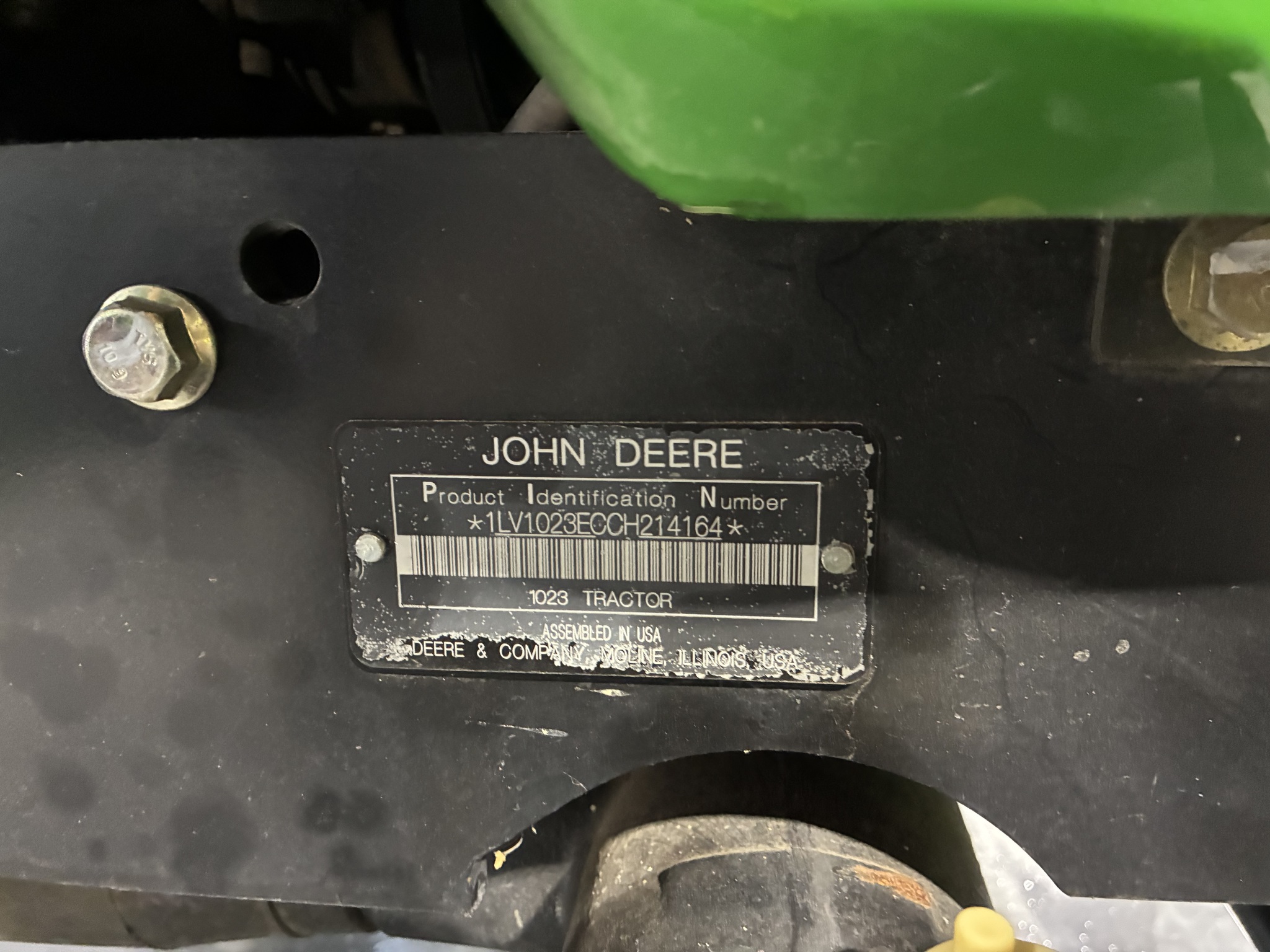 2012 John Deere 1023E Image 9