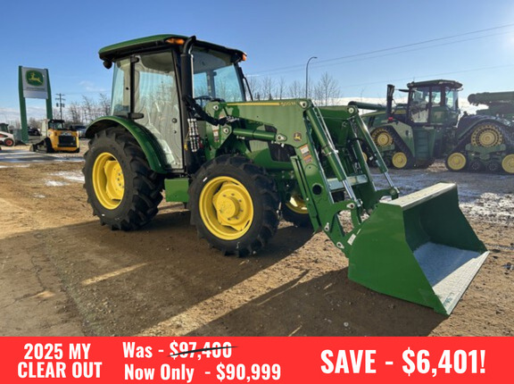  John Deere 5075E Cab Tractor + Loader