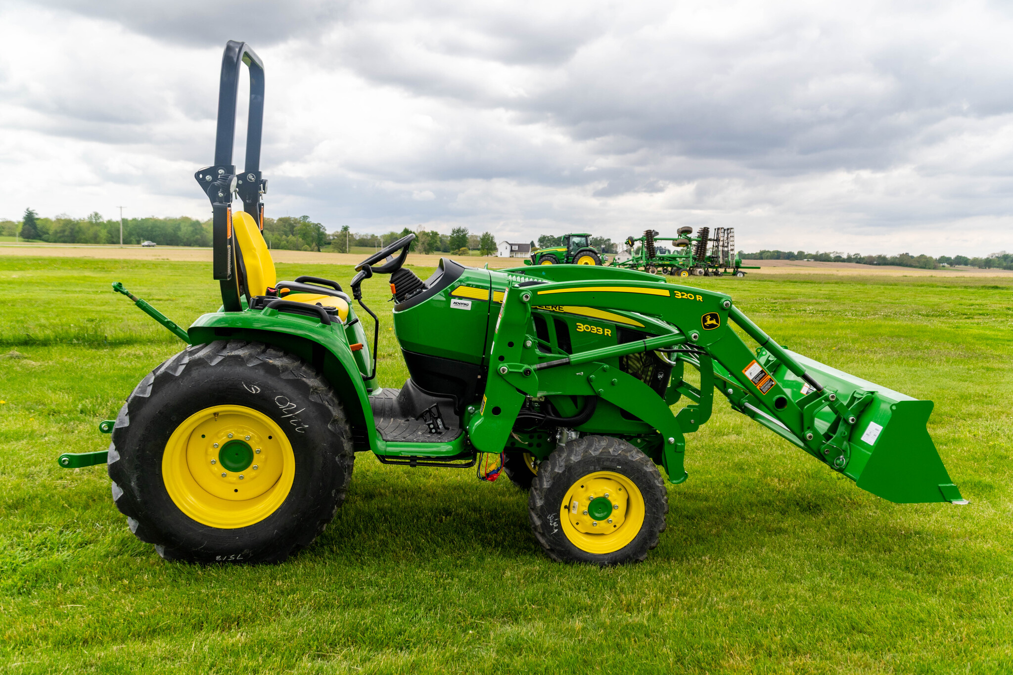 New In-Stock 2026 John Deere 3033R Compact Utility Tractors at Koenig Equipment in Urbana, OH - PhotoXL1