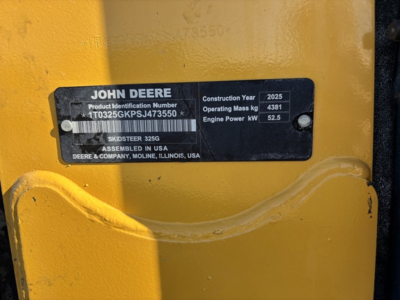 2025 John Deere 325G